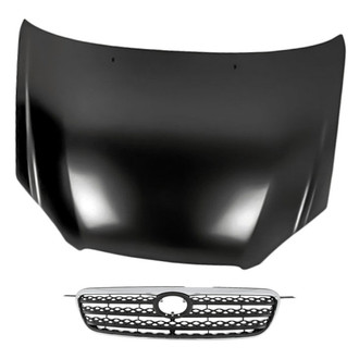 Replacement BNDL-211484 - 2-Piece (Hood Panel, Grille) (Standard Line)