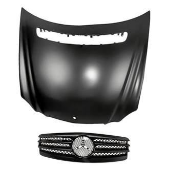 Replacement - 2-Piece (Hood Panel, Grille) (Standard Line)