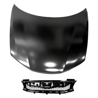 Replacement - 2-Piece (Hood Panel, Grille) (Standard Line)