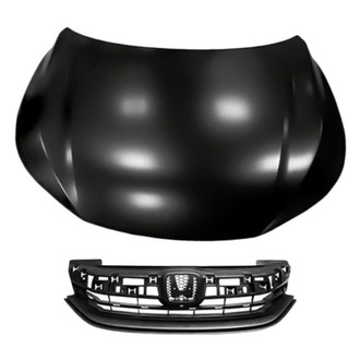 Replacement - 2-Piece (Hood Panel, Grille) (Standard Line)