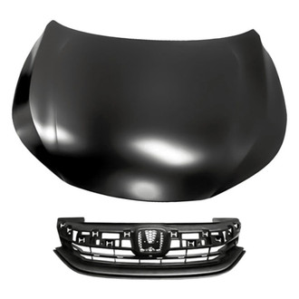Replacement - 2-Piece (Hood Panel, Grille) (Standard Line)
