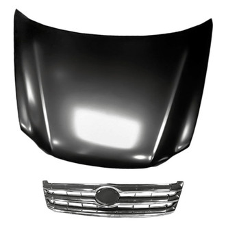 Replacement - 2-Piece (Hood Panel, Grille) (Standard Line)