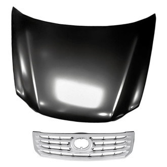 Replacement - 2-Piece (Hood Panel, Grille) (Standard Line)