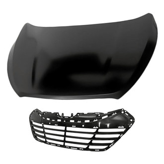 Replacement - 2-Piece (Hood Panel, Grille) (Standard Line)