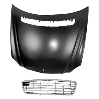 Replacement - 2-Piece (Hood Panel, Grille) (Standard Line)
