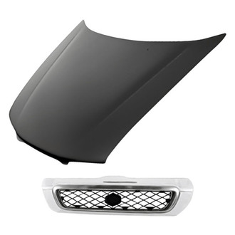 Replacement - 2-Piece (Hood Panel, Grille) (Standard Line)