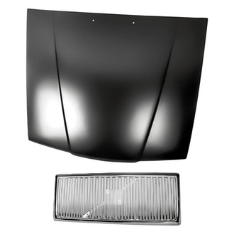Replacement - 2-Piece (Hood Panel, Grille) (Standard Line)