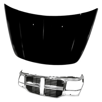 Replacement - 2-Piece (Hood Panel, Grille) (Standard Line)