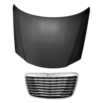 Replacement - 2-Piece (Hood Panel, Grille) (Standard Line)