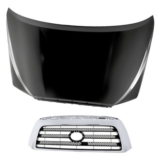 Replacement - 2-Piece (Hood Panel, Grille) (Standard Line)