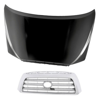 Replacement - 2-Piece (Hood Panel, Grille) (Standard Line)