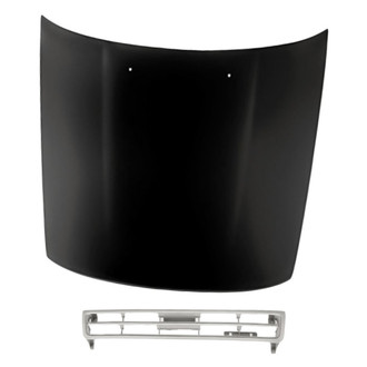 Replacement - 2-Piece (Hood Panel, Grille) (Standard Line)