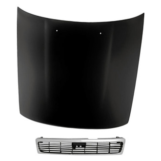 Replacement - 2-Piece (Hood Panel, Grille) (Standard Line)