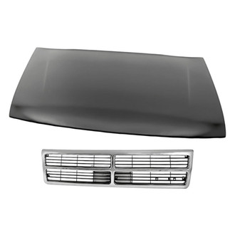Replacement - 2-Piece (Hood Panel, Grille) (Standard Line)