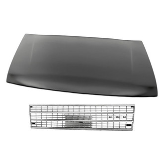 Replacement - 2-Piece (Hood Panel, Grille) (Standard Line)