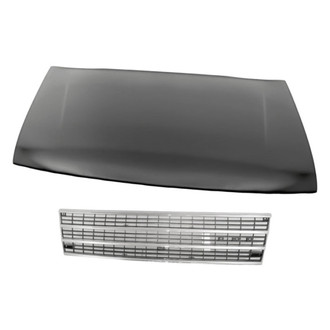 Replacement - 2-Piece (Hood Panel, Grille) (Standard Line)
