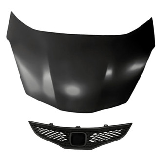 Replacement - 2-Piece (Hood Panel, Grille) (Standard Line)