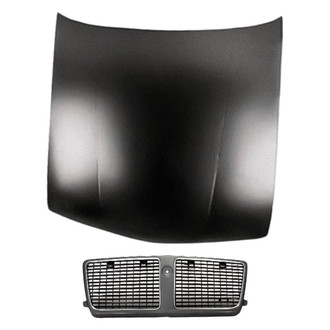 Replacement - 2-Piece (Hood Panel, Grille) (Standard Line)