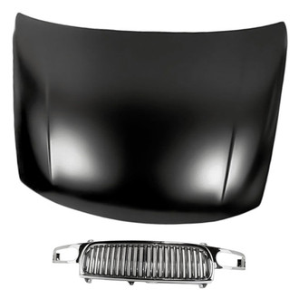 Replacement - 2-Piece (Hood Panel, Grille) (Standard Line)