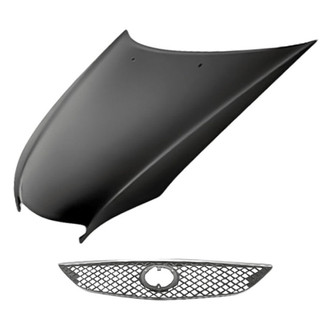 Replacement - 2-Piece (Hood Panel, Grille) (Standard Line)