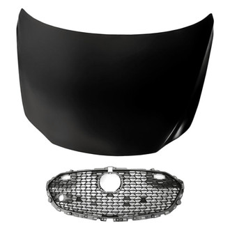 Replacement - 2-Piece (Hood Panel, Grille)