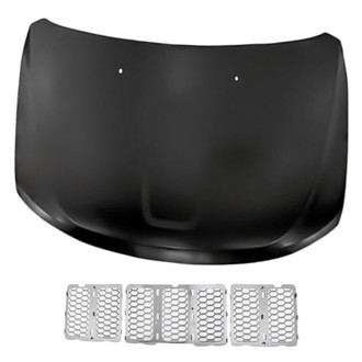 Replacement - 2-Piece (Hood Panel, Grille) (Standard Line)