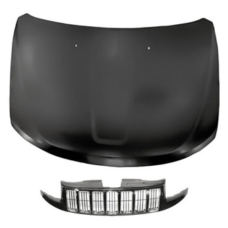 Replacement - 2-Piece (Hood Panel, Grille) (Standard Line)