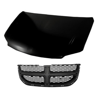Replacement - 2-Piece (Hood Panel, Grille)