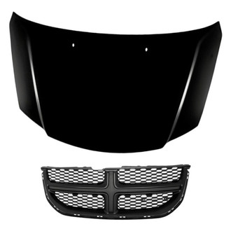 Replacement - 2-Piece (Hood Panel, Grille) (Standard Line)