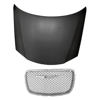 Replacement - 2-Piece (Hood Panel, Grille) (Standard Line)