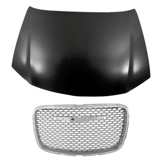Replacement - 2-Piece (Hood Panel, Grille) (Standard Line)