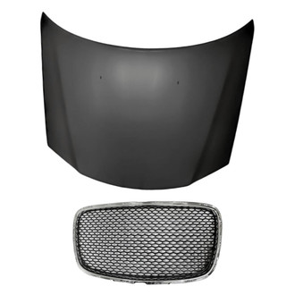 Replacement - 2-Piece (Hood Panel, Grille) (Standard Line)