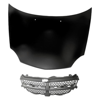 Replacement - 2-Piece (Hood Panel, Grille) (Standard Line)