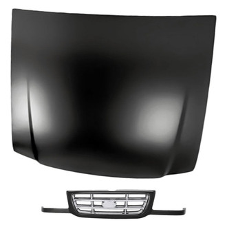 Replacement - 2-Piece (Hood Panel, Grille) (Standard Line)