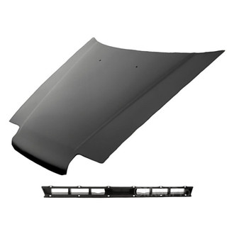 Replacement - 2-Piece (Hood Panel, Grille) (Standard Line)