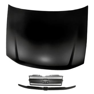 Replacement - 2-Piece (Hood Panel, Grille)