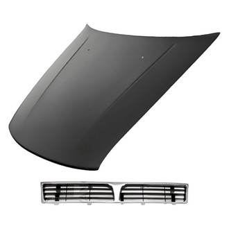 Replacement - 2-Piece (Hood Panel, Grille) (Standard Line)