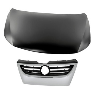 Replacement - 2-Piece (Hood Panel, Grille)