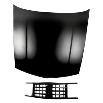Replacement - 2-Piece (Hood Panel, Grille) (Standard Line)