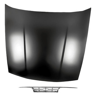Replacement - 2-Piece (Hood Panel, Grille) (Standard Line)