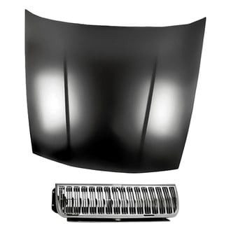 Replacement - 2-Piece (Hood Panel, Grille) (Standard Line)