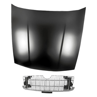 Replacement - 2-Piece (Hood Panel, Grille) (Standard Line)