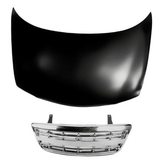 Replacement - 2-Piece (Hood Panel, Grille) (Standard Line)