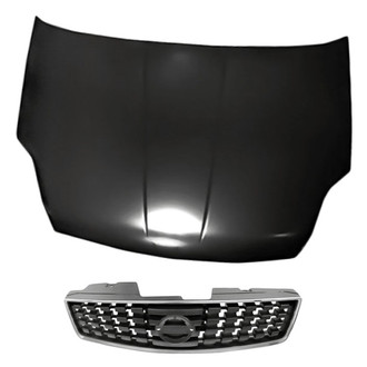Replacement - 2-Piece (Hood Panel, Grille) (Standard Line)
