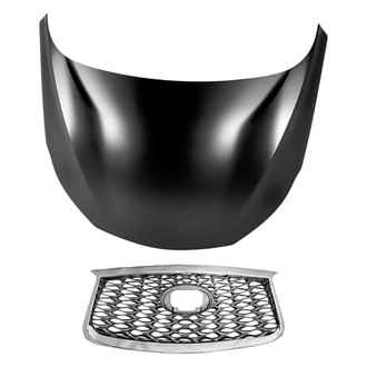 Replacement - 2-Piece (Hood Panel, Grille)