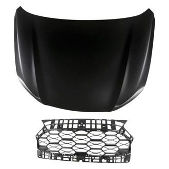 Replacement - 2-Piece (Hood Panel, Grille) (Standard Line)