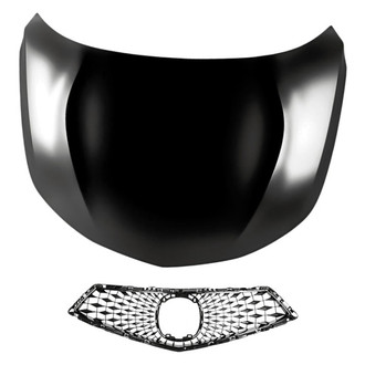 Replacement - 2-Piece (Hood Panel, Grille) (Standard Line)