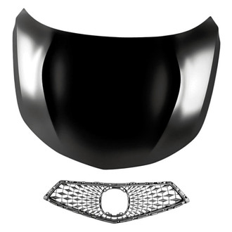 Replacement - 2-Piece (Hood Panel, Grille) (Standard Line)