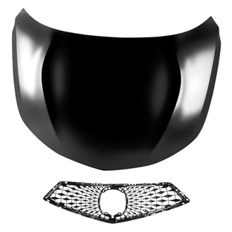 Replacement - 2-Piece (Hood Panel, Grille) (Standard Line)