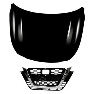 Replacement - 2-Piece (Hood Panel, Grille) (Standard Line)